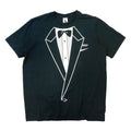Vintage Nike Off White Tie/Eagle Black T-Shirt Size L Nike 