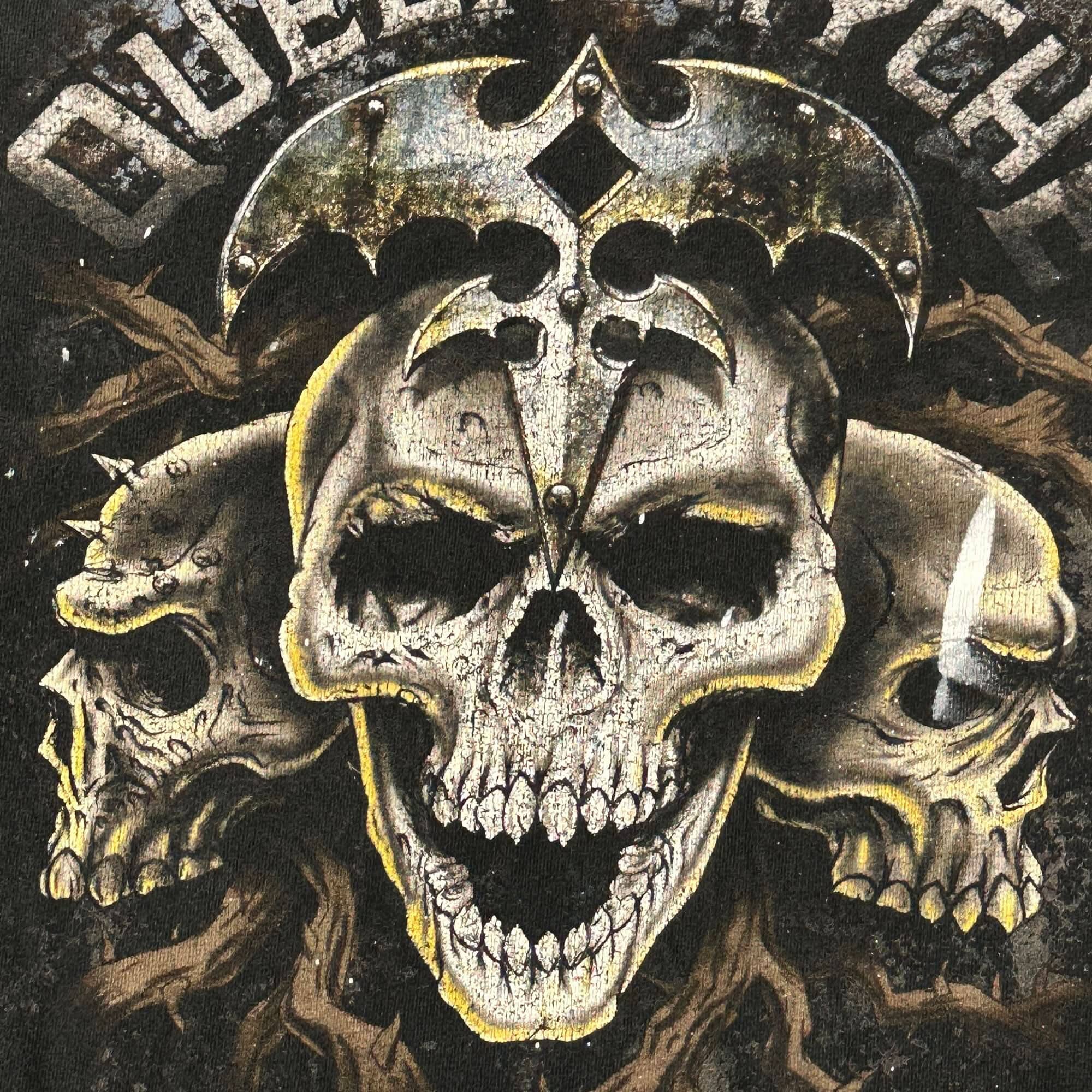 Vintage Queensrÿche Skull Graphic Band T-Shirt Size Large 90s FAIF.CA 