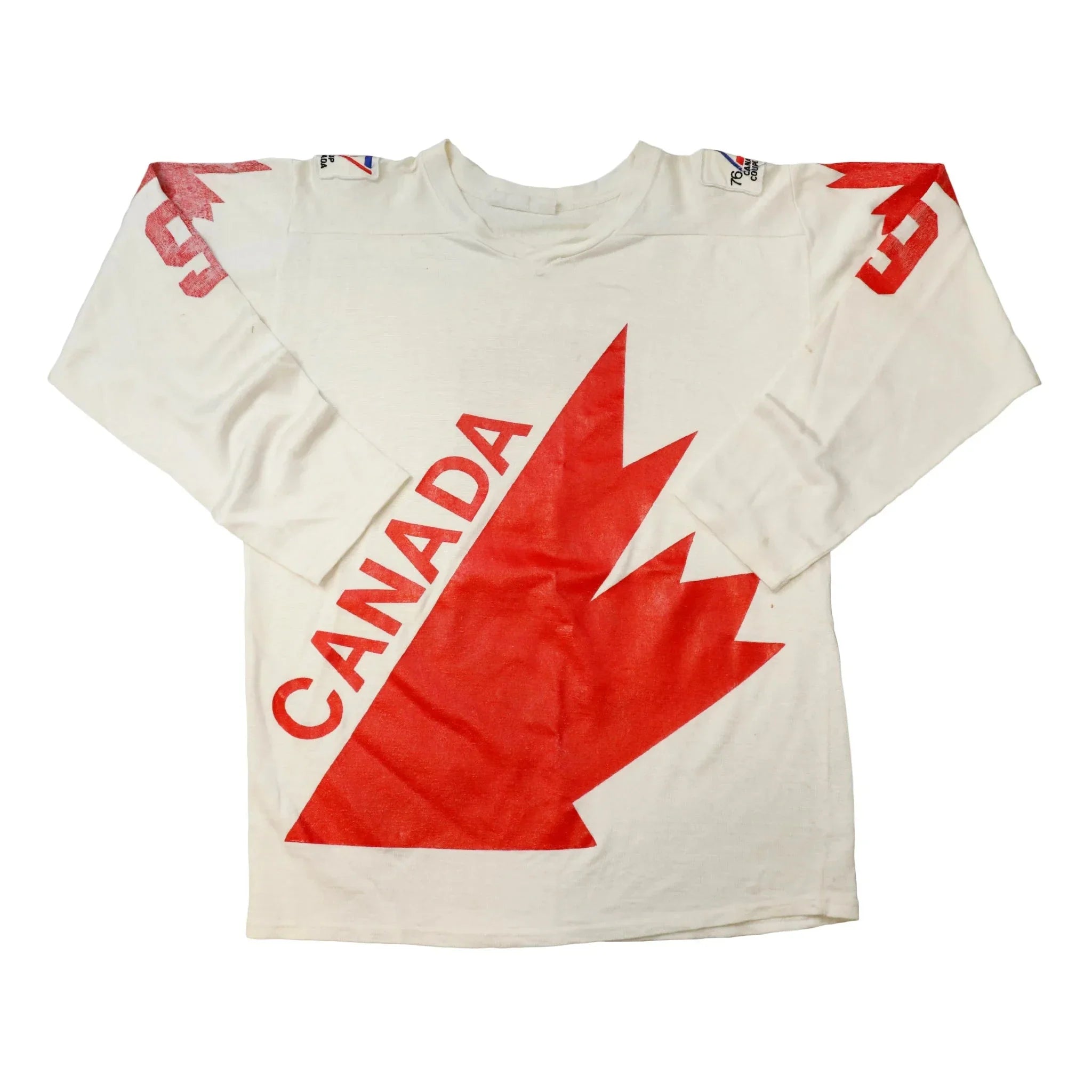 Vintage Team Canada Hockey Jersey 1976 World Cup ADA 