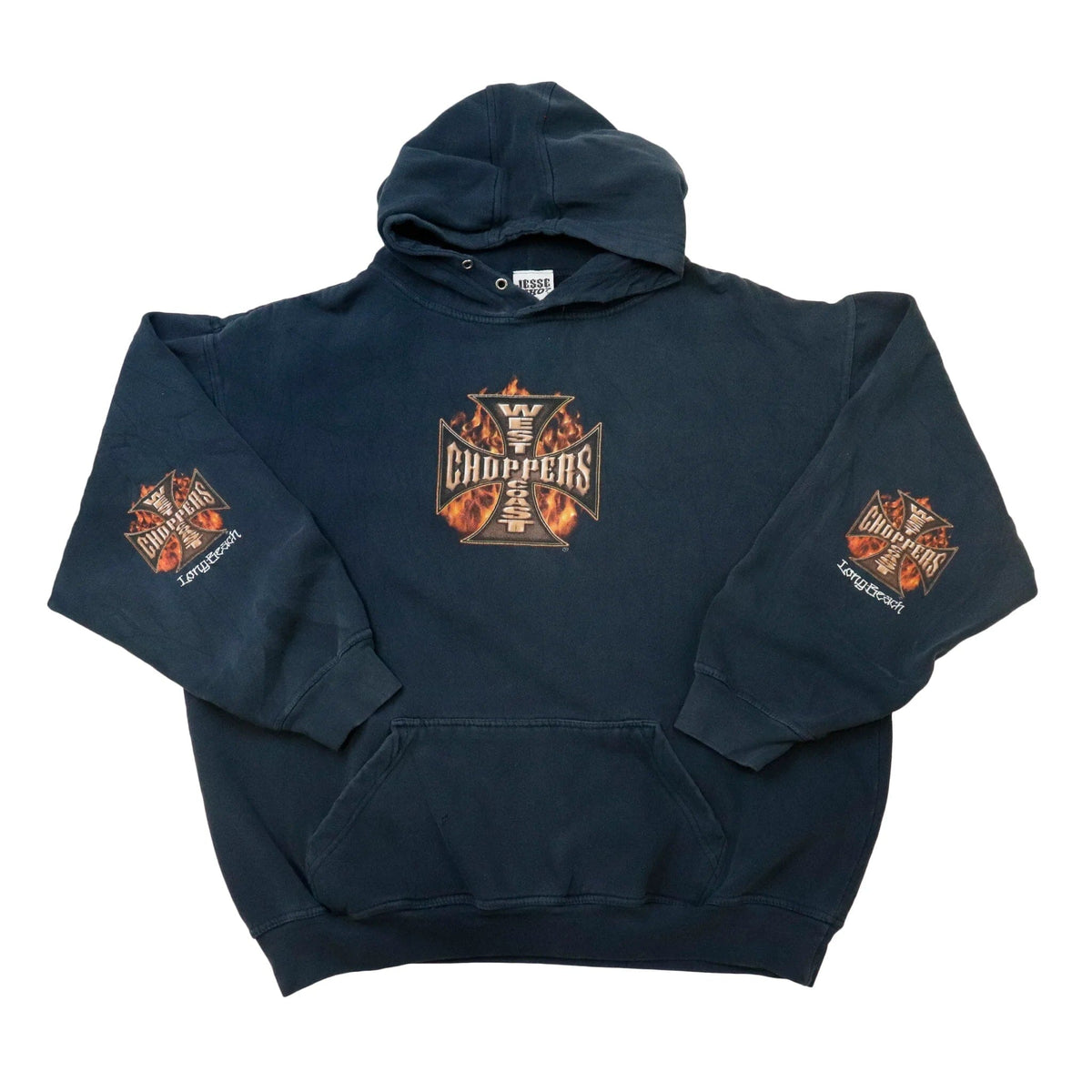 Vintage West Coast Choppers Hoodie Sweatshirt Jesse James J// 