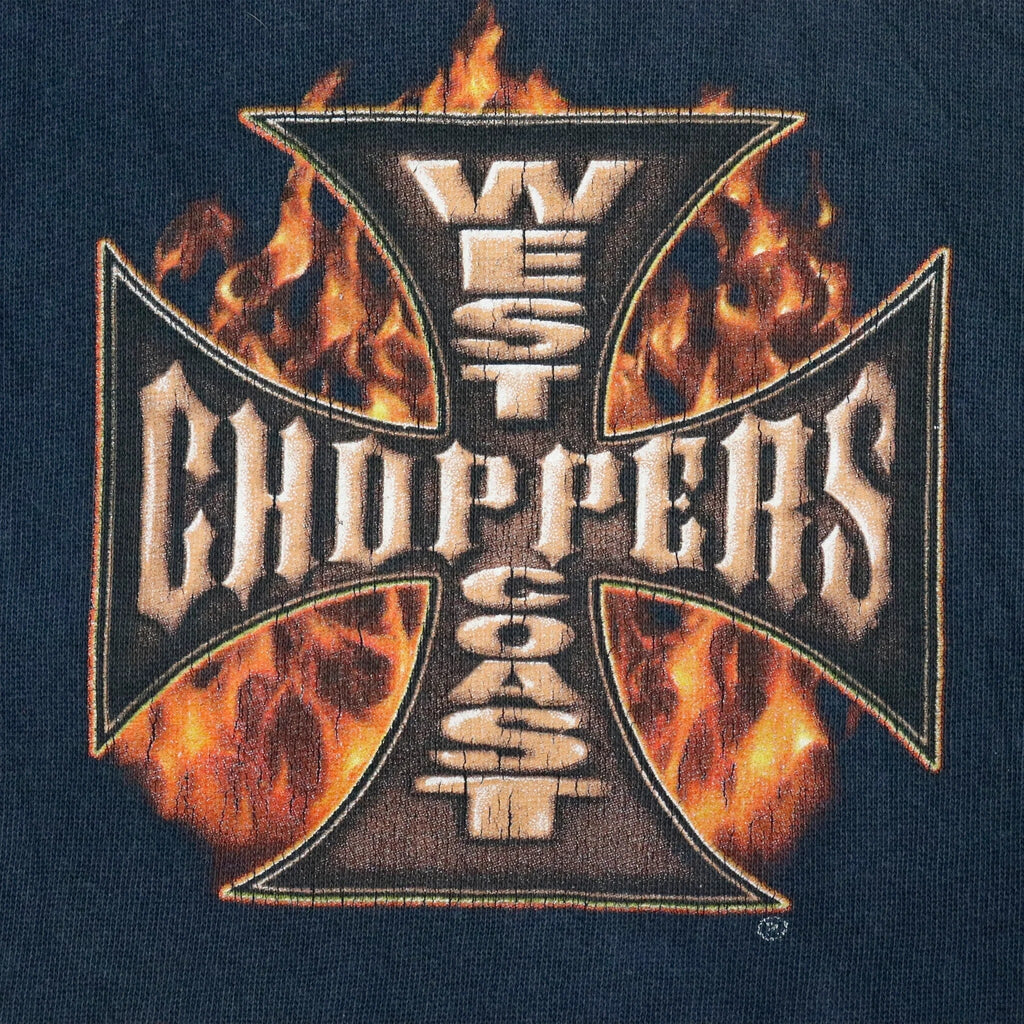 Vintage West Coast Choppers Hoodie Sweatshirt Jesse James J// 
