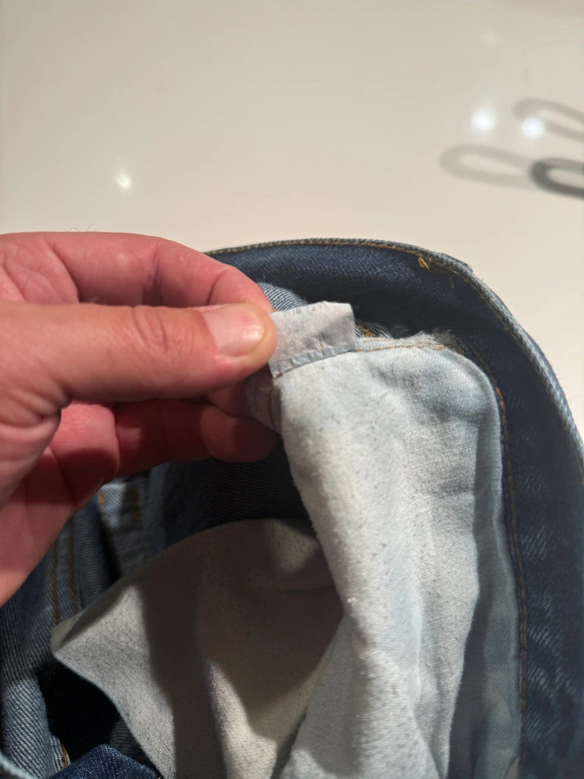 VTG RARE 80's Levi’s 501 Denim Jeans Redline selvedge Dark CO 