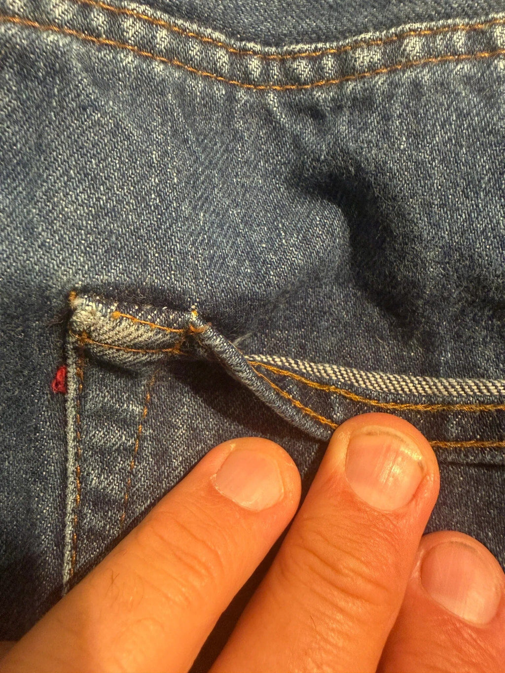 VTG RARE 80's Levi’s 501 Denim Jeans Redline selvedge Size 34 Levi's 