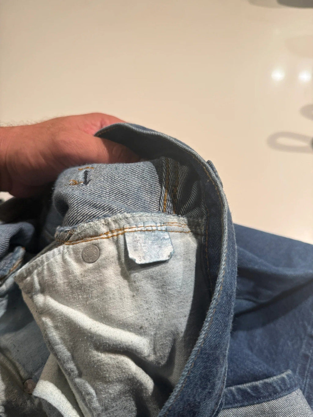 VTG RARE 80's Levi’s 501 Denim Jeans Redline selvedge Size 34 Levi's 