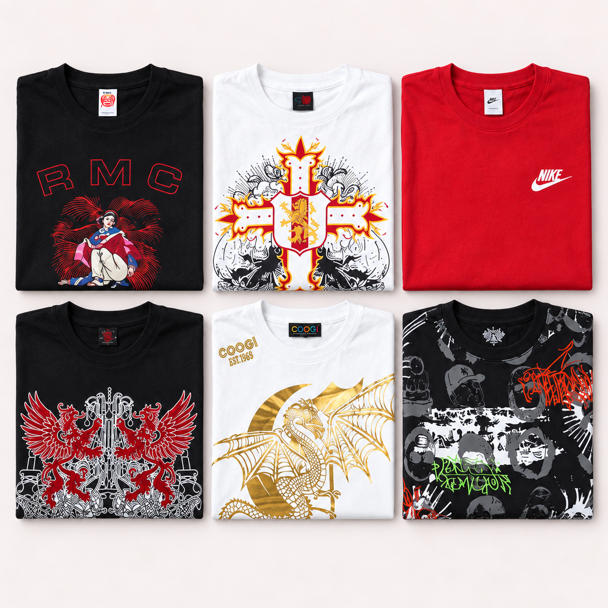 Wholesale Lot - Mens Tops - deadstock Y2K wholesale box, 25 or 50 pieces