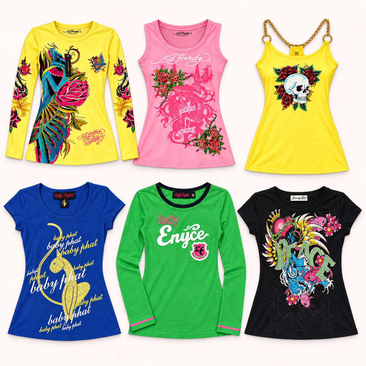 Wholesale Lot - Womens Tops - deadstock Y2K wholesale box, 25 or 50 pieces