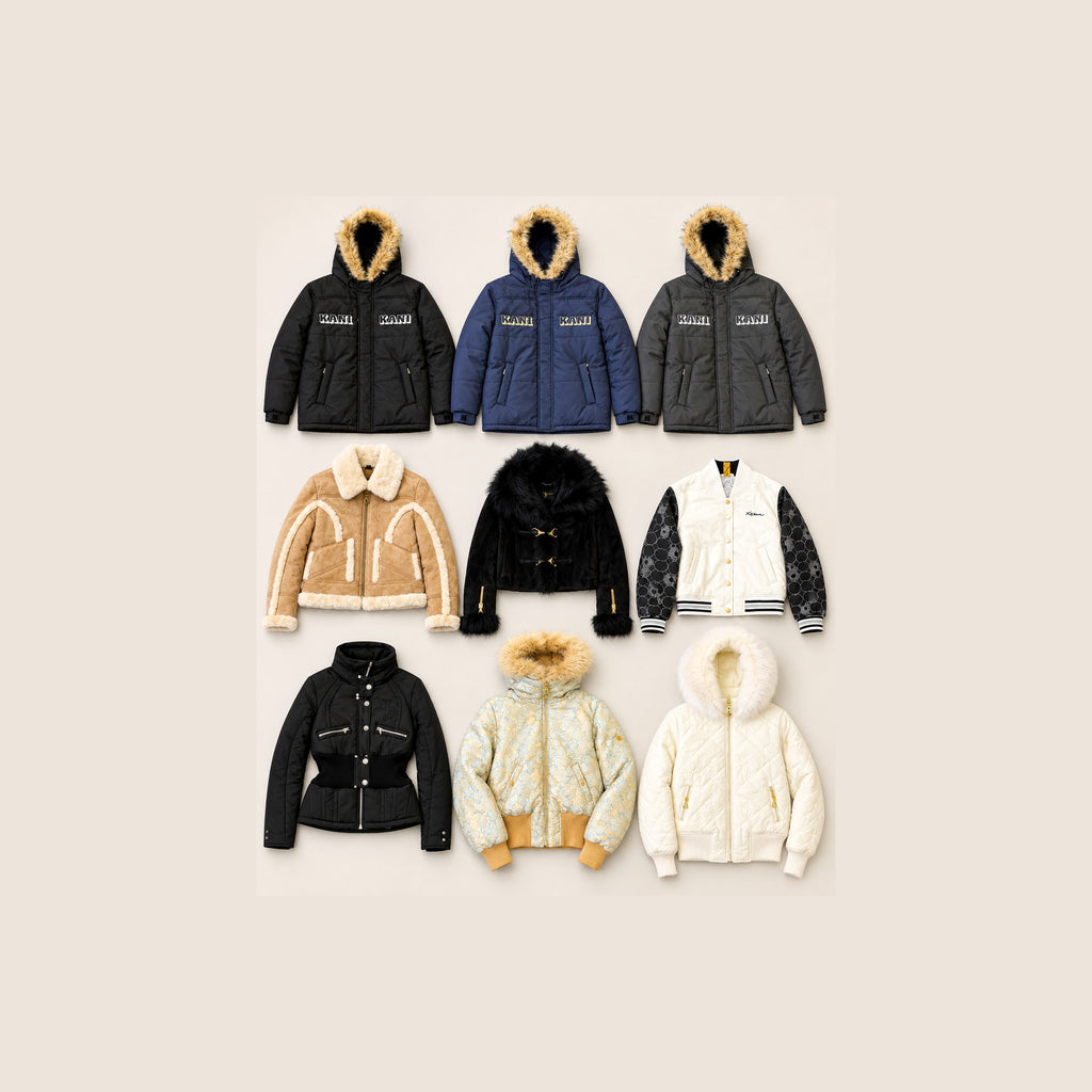 Deadstock Y2K womens winter jacket mystery box, never worn with original tags